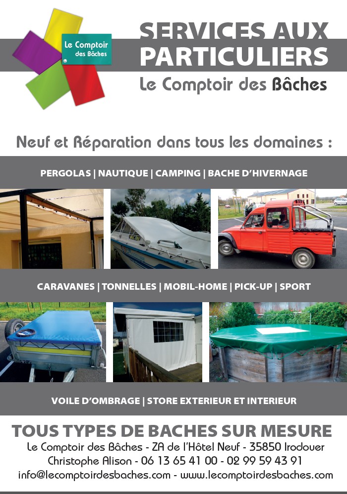 Rparation de bches Dinan - Conception de bches Rennes